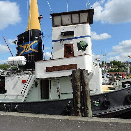 Kapitainskoje Direkt Am Hafen Flensburgs Lejlighed Eksteriør billede