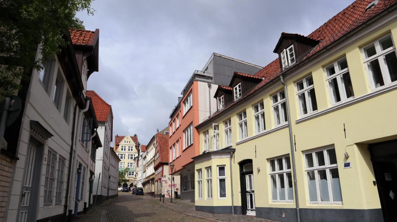 Kapitainskoje Direkt Am Hafen Flensburgs Lejlighed Eksteriør billede